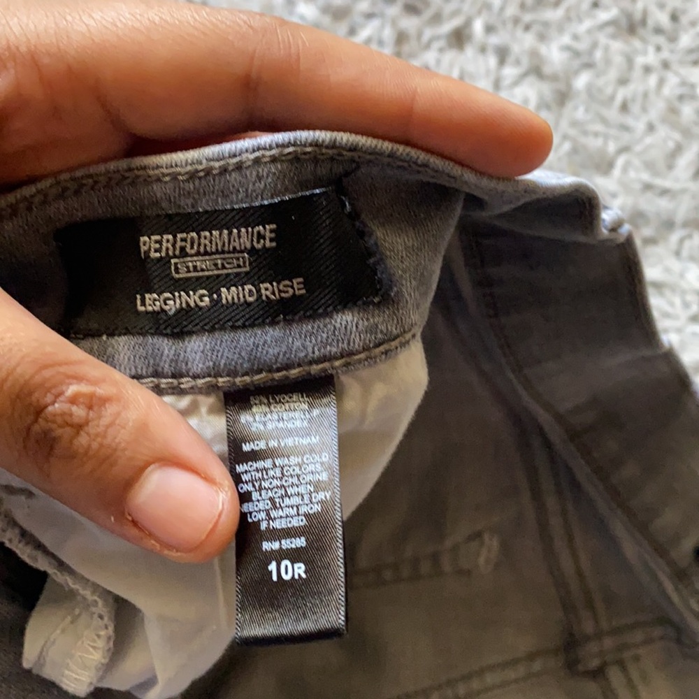 Grey Distressed Jeans - Picture 3 of 3